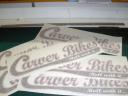Carver Bike Stickers for Black Mountain Sports