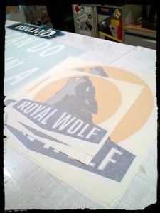 Custom Printed Stickers for Royal Wolf Australia