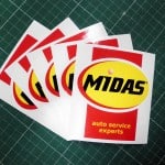Automotive Stickers - Midas Auto Service Experts