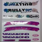 Reproduction Stickers for BMX bikes