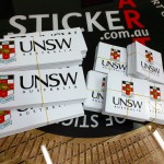 Custom Printed Stickers for UNSW Australia