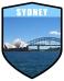 NSW Sydney City Shield Opera House and Sydney Harbour Bridge