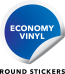 Economy Round Stickers