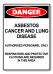 Danger Asbestos Cancer And Lung Disease [ID:1906-10617]