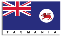 Australia Tasmania Flag with Name