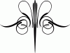 Classic Pinstripe Scroll Decal No:PS-0046