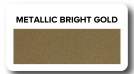 75mm (3in) x 15 Metres Striping Roll - Metallic Bright Gold