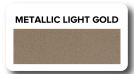 75mm (3in) x 15 Metres Striping Roll - Metallic Light Gold